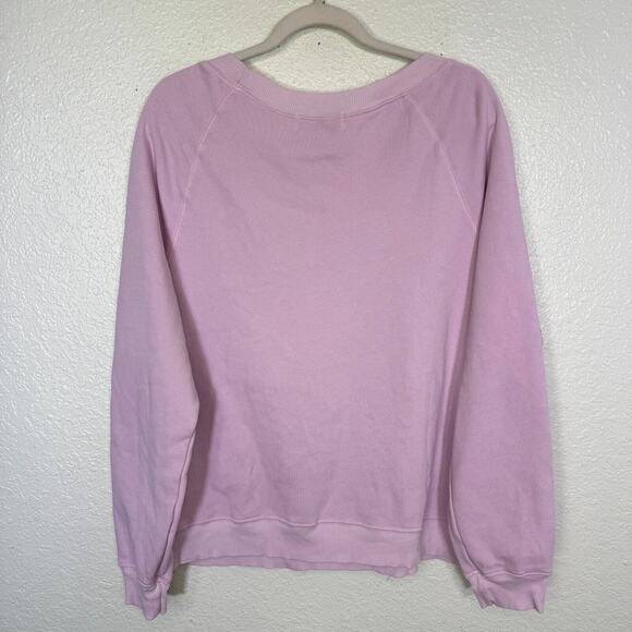 Wildfox Sommer Sweatshirt Womens Large Earthy Crewneck Oversize Pastel Cozy Soft - Picture 2 of 11